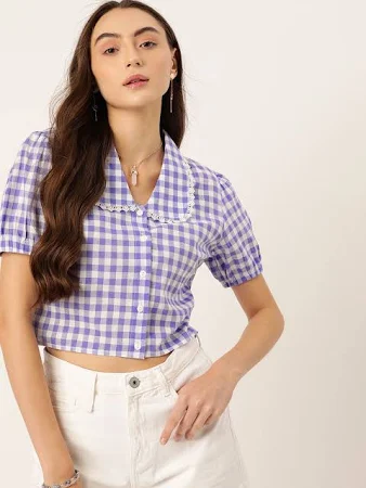 Women Opaque Checked Casual Shirt